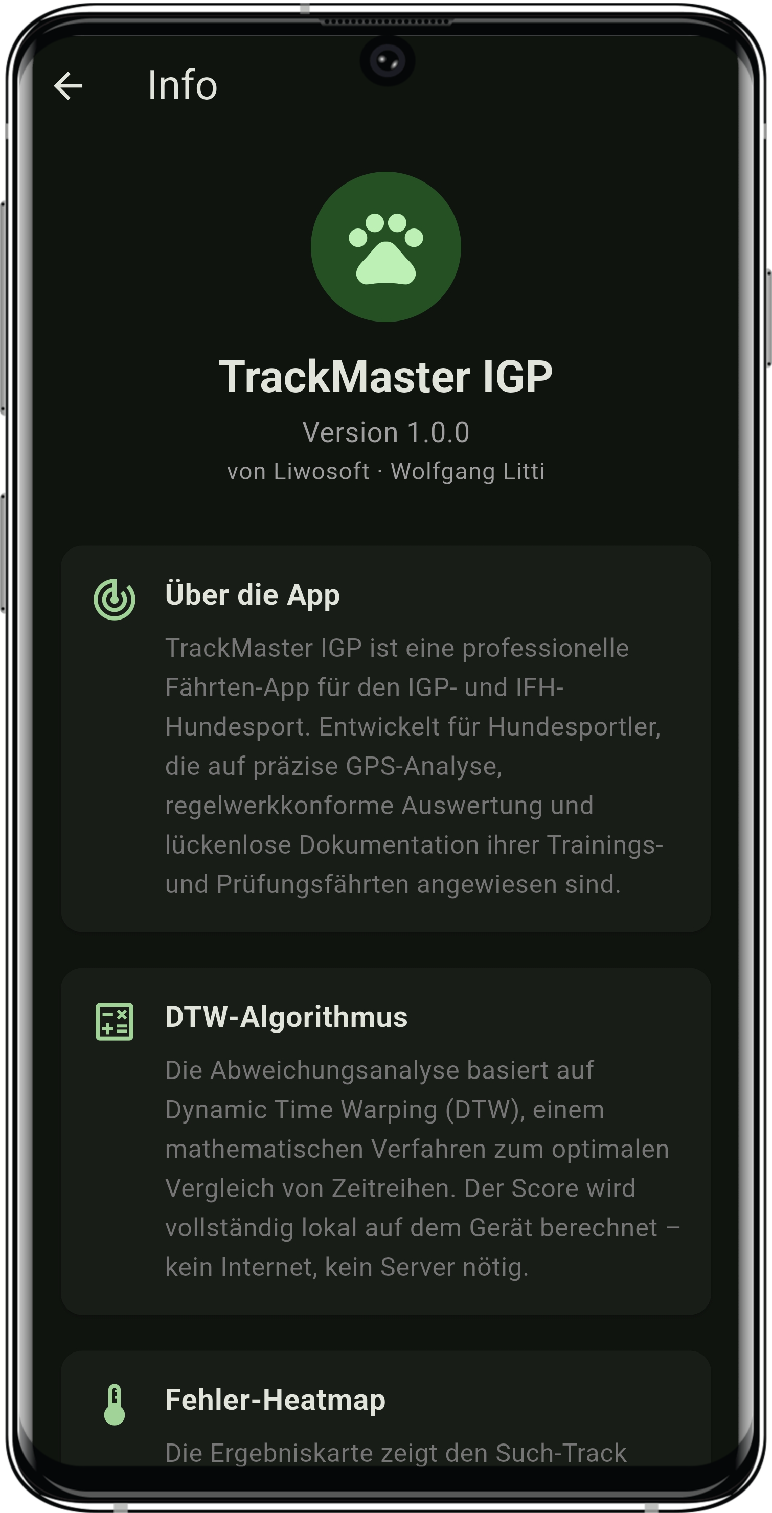 TrackMaster IGP – Klassen IGP 1-3 und IFH nach FCI-PO 2025